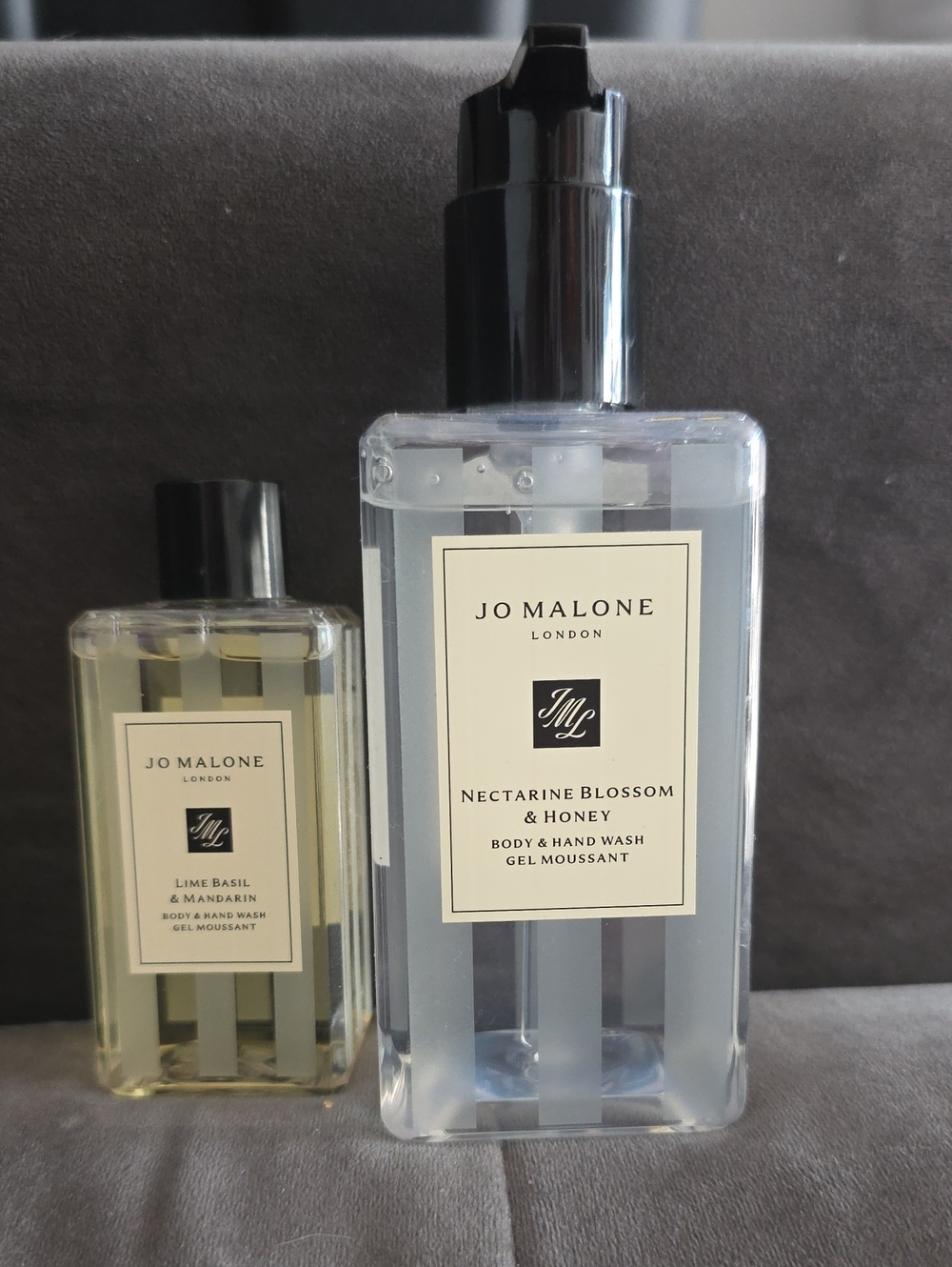 Jo Malone Nectarine Blossom & Honey & Lime Basil Mandarin Hand And Body Wash